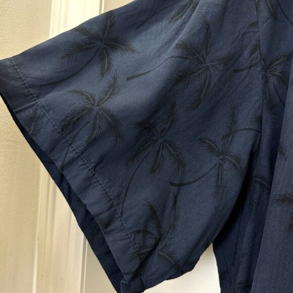 Two Palms Vintage Hawaiian Button Down Shirt Mens 2XL 100% Rayon Lightweight - Picture 6 of 6